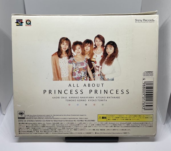 【CD-ROM】PRINCESS PRINCESS / ALL ABOUT　オール・アバウト_画像2