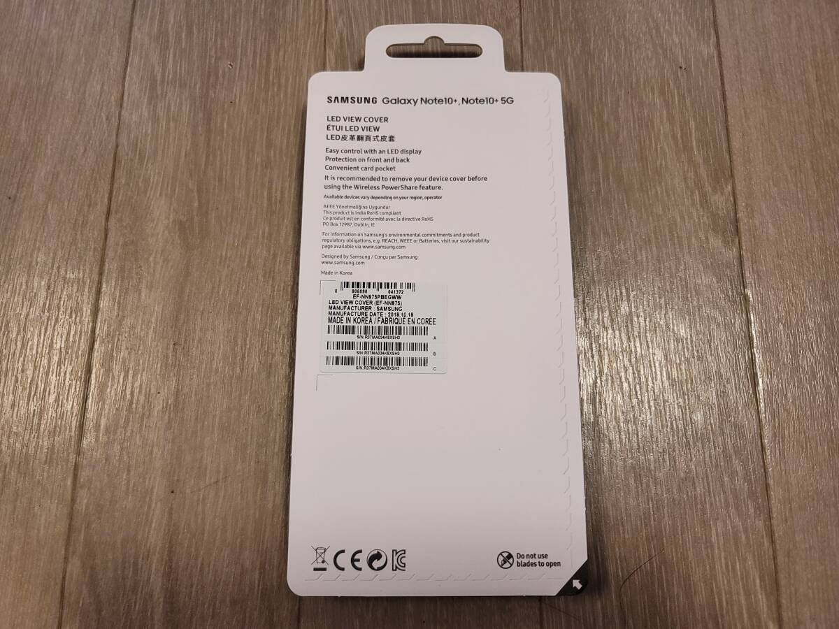 【送料無料・未使用品】Galaxy Note10+ LED View Cover/ブラック SAMSUNG純正 並行輸入品 EF-NN975PBEG _画像3