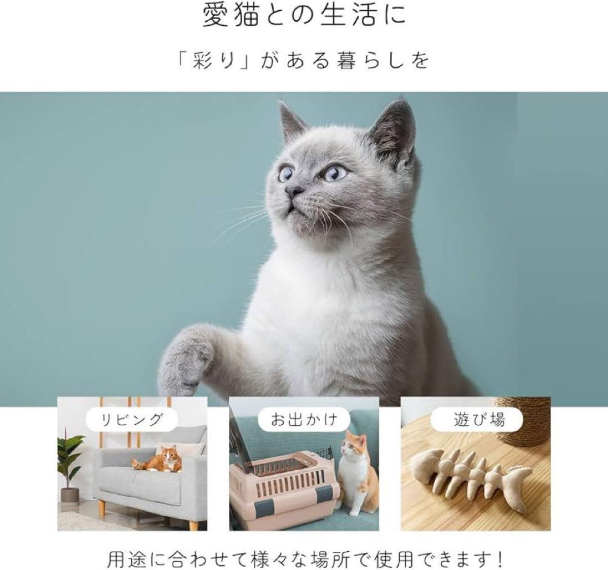 【新品・未使用】猫用玩具 猫 おもちゃ 骨 シンプル 使いやすい 愛猫 可愛い