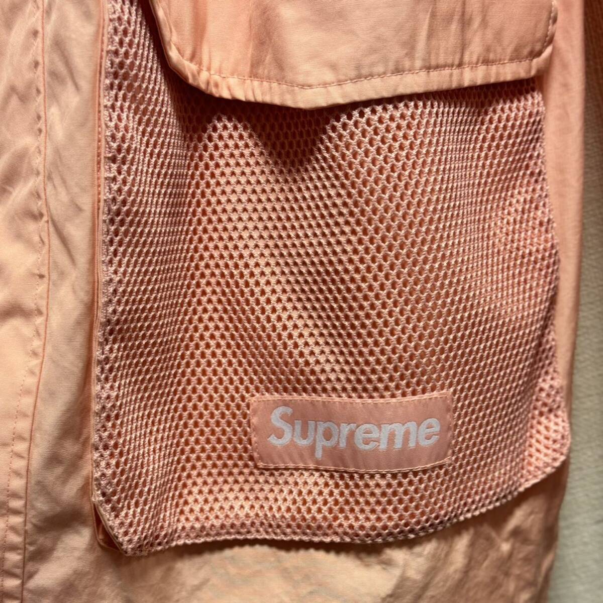 Supreme Mesh Pocket Cargo Jacket Dusty Pink XL XLarge 21SS シュブリーム メッシュ ポケット カーゴ ジャケット 上野伸平_画像4