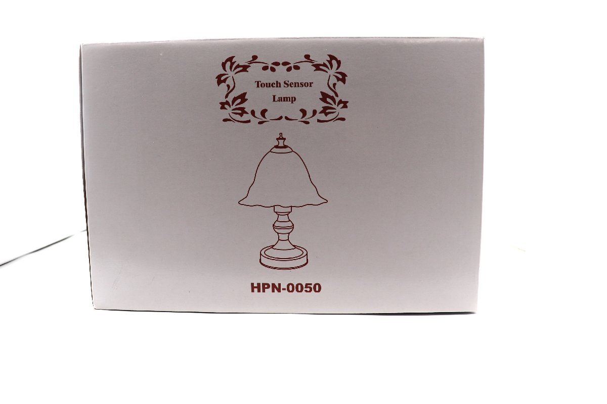 【新品未使用】卓上ライト ランプ 照明 株式会社あまの タッチセンサーランプ HPN-0050 Touch Sensor Lamp アンティークの画像2