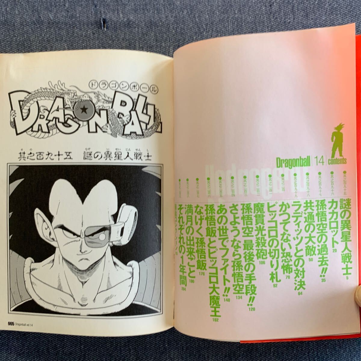 ドラゴンボール　完全版　14巻　（ジャンプ・コミックス） 鳥山明／著　初版　扉絵コレクション　カラー口絵　2003 週刊少年ジャンプ_画像5