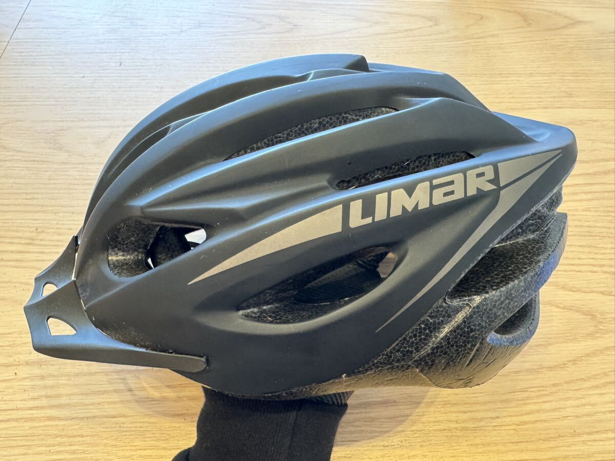 ■超美品■LIMAR リマール Model 322 マットブラック Lサイズ 58-61cm サイクルヘルメット 自転車ヘルメット ロードバイク ウェア P0489の画像2
