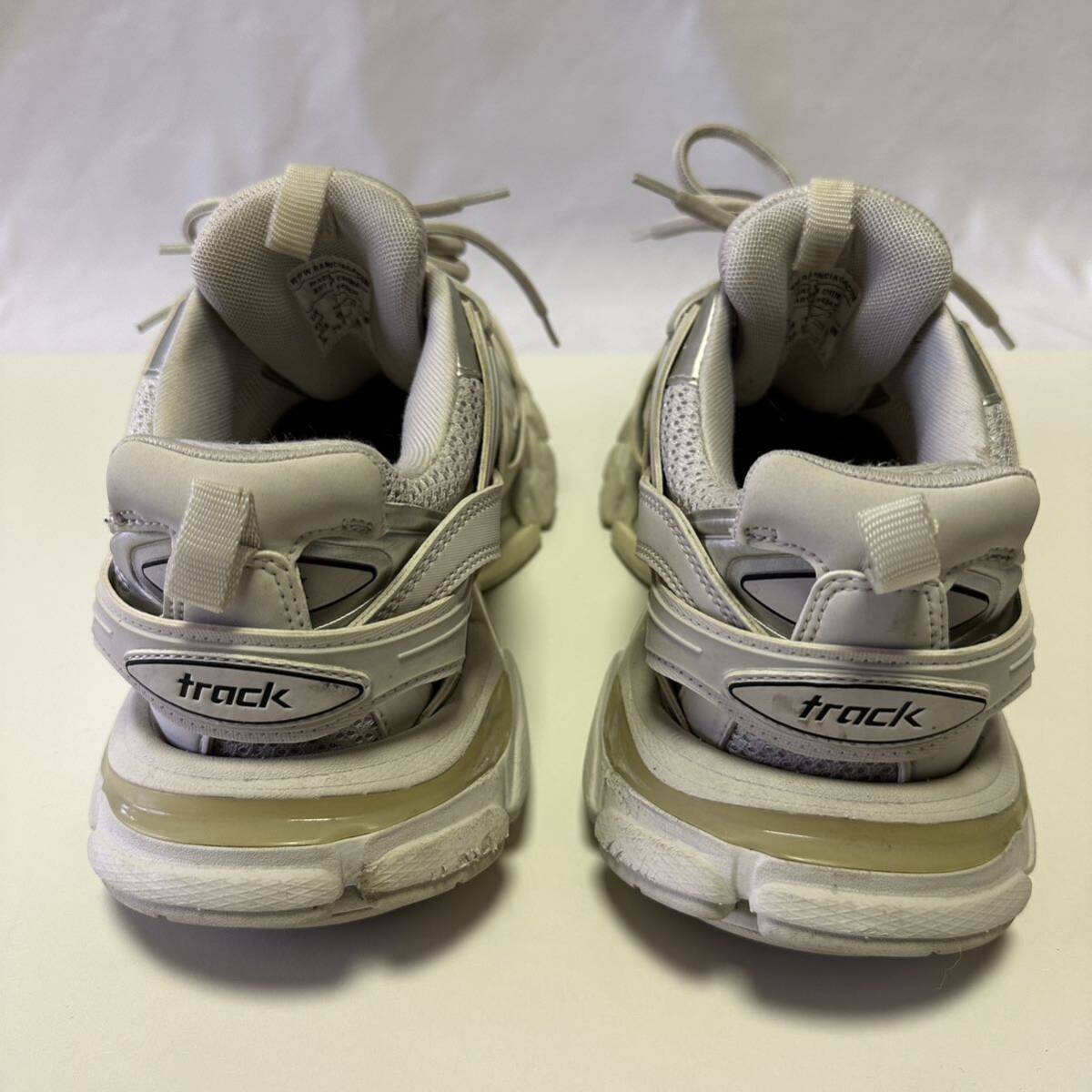 最安◇BALENCIAGA バレンシアガ Track Trainer 40 トラックトレーナー スニーカー ホワイト メンズ_画像5