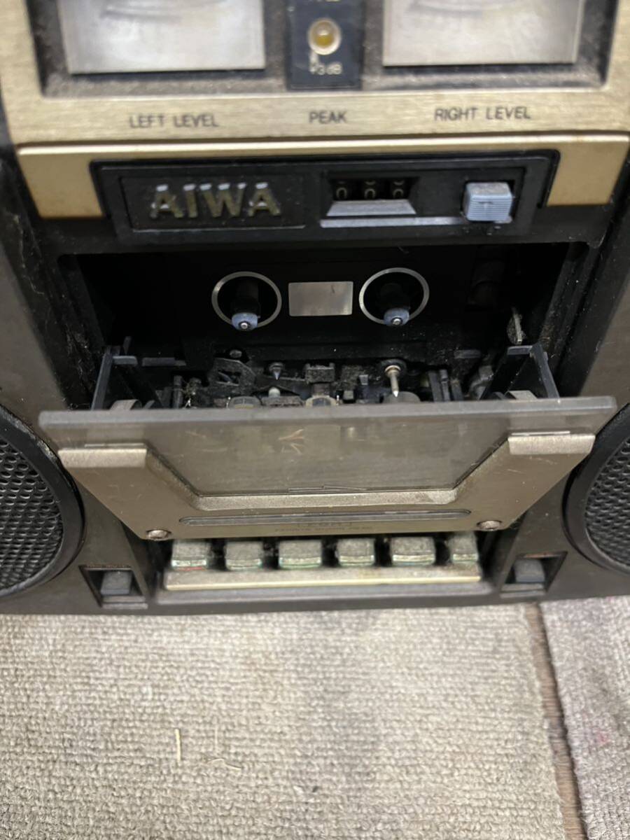 AIWA アイワ ステレオラジオカセットレコーダー TPR-820 昭和レトロ _画像4