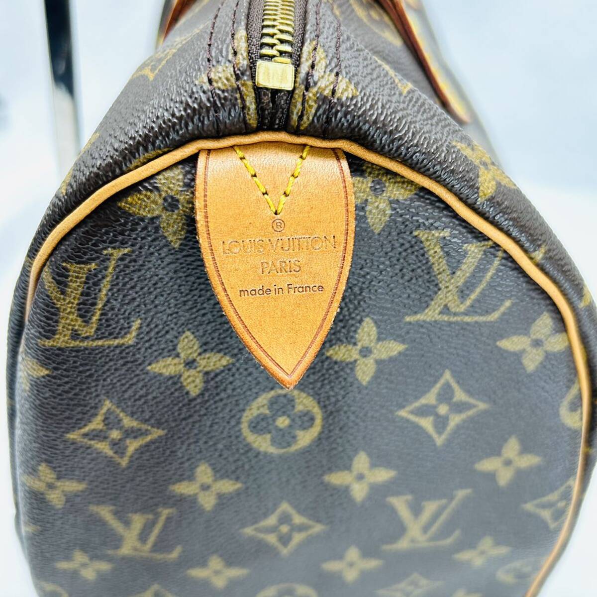 LOUIS VUITTON ヴィトン ハンドバッグ スピーディ30 モノグラム　ヴィトン ボストンバッグ ブラウン カデナ パドロック