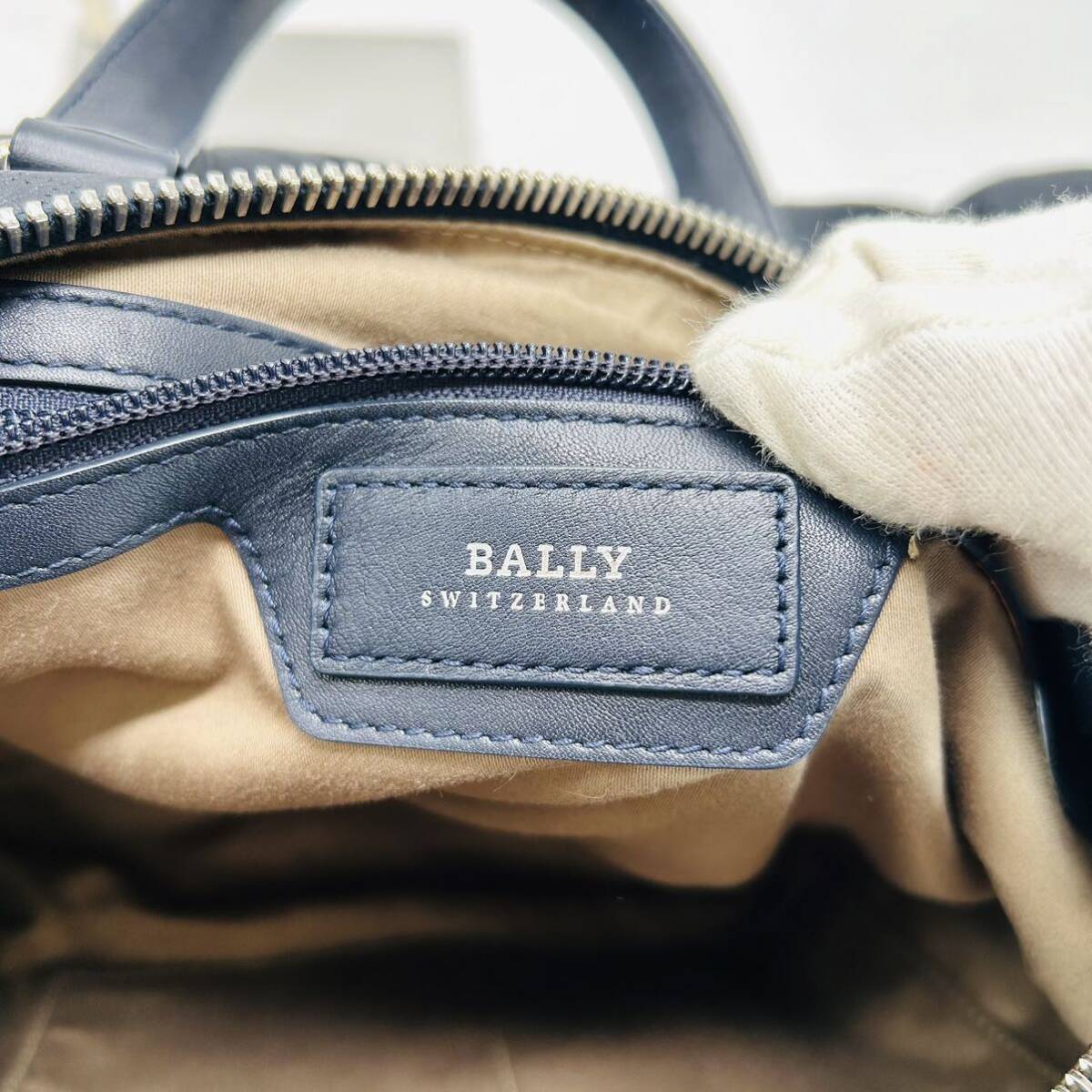 美品 Bally バリー ショルダーバッグ 2way ボストンバッグ レザー 本革