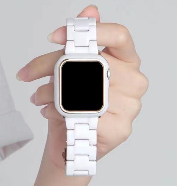 Apple Watch アップル ウォッチ プラスチック バンド 38/40/41mm ホワイト 白 レディース メンズ_画像1