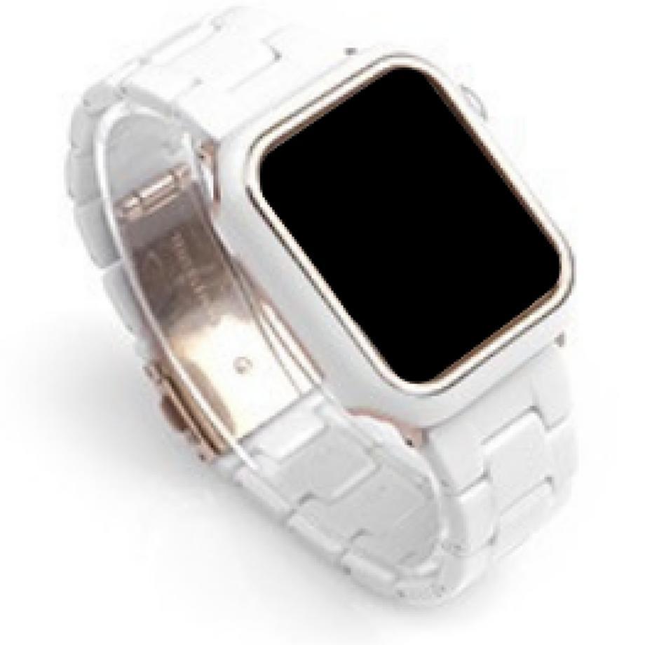 Apple Watch アップル ウォッチ プラスチック バンド 38/40/41mm ホワイト 白 レディース メンズ_画像2