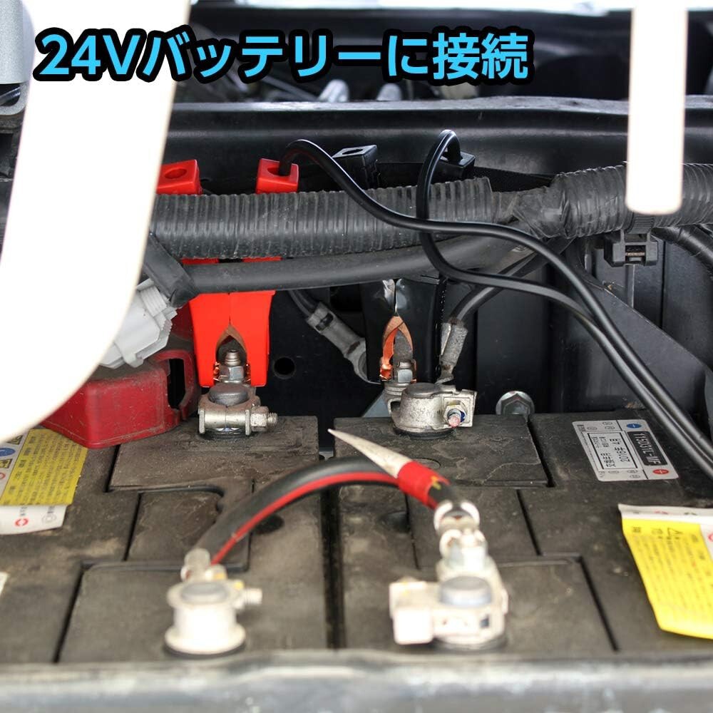 バッテリー充電器(軽自動車~大型トラック) DC12/24V対応 Meltec PCX-3000 正式PSE取得 定格20/10A リフレッシュ&フルオート機能付_画像3