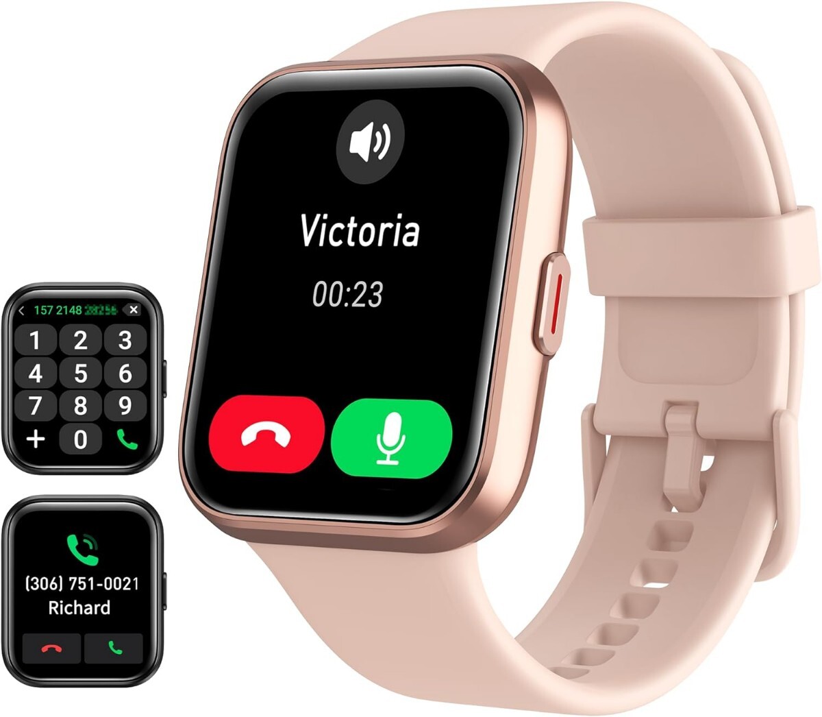 スマートウォッチ 通話機能付き 酸素濃度 音声 2024最新 1.7 スマートウォッチ 通話機能付き 酸素濃度 音声 2024最新 1.7