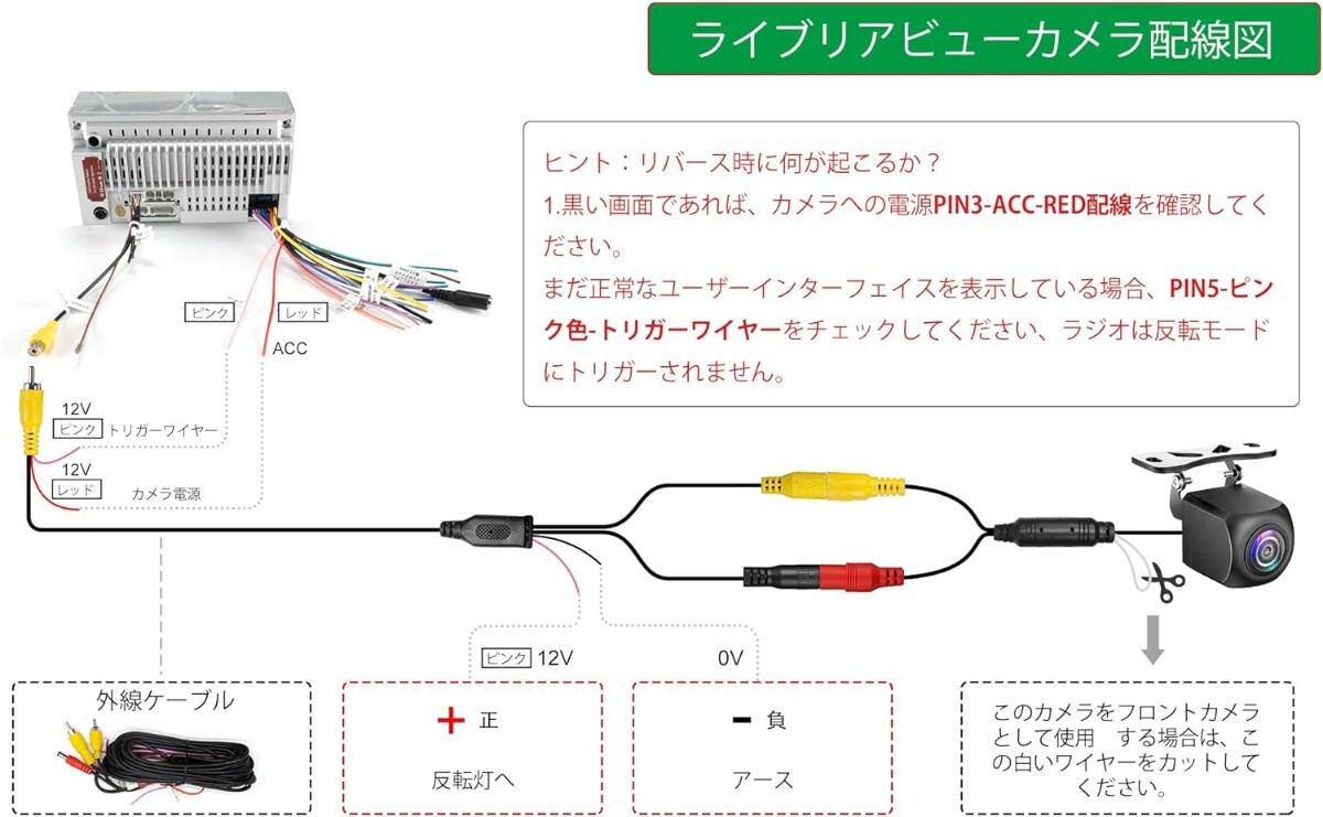 IYING 7インチディスプレイ オーディオ 2din カーナビ ワイヤレス アップル カープレイ&アンドロイドオート対応 無線/有線CarPlay/Android_画像8