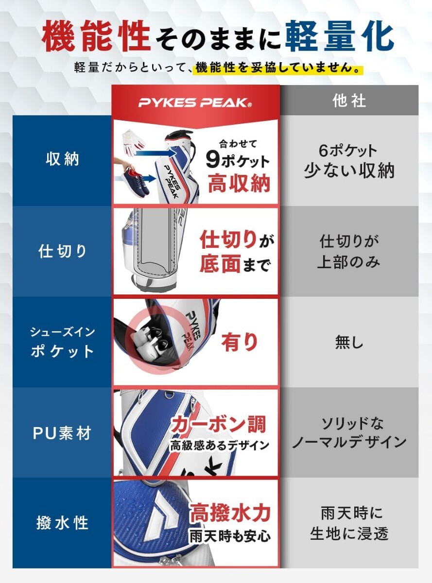 ゴルフ キャディバッグ 【軽量 2 8kg】 キャディーバッグ ゴルフ ゴルフ キャディバッグ 【軽量 2 8kg】 キャディーバッグ ゴルフ