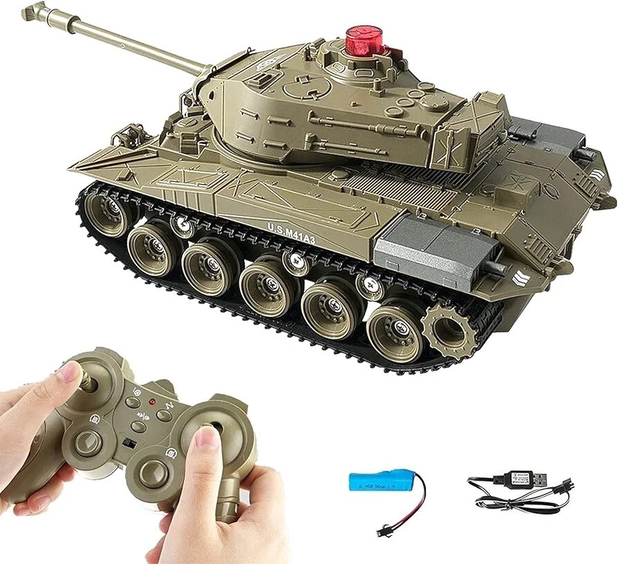 RC tank tanker military vehicle Chariot radio controlled car 2.4Ghz wireless operation simulation tank model for children toy army . hobby 