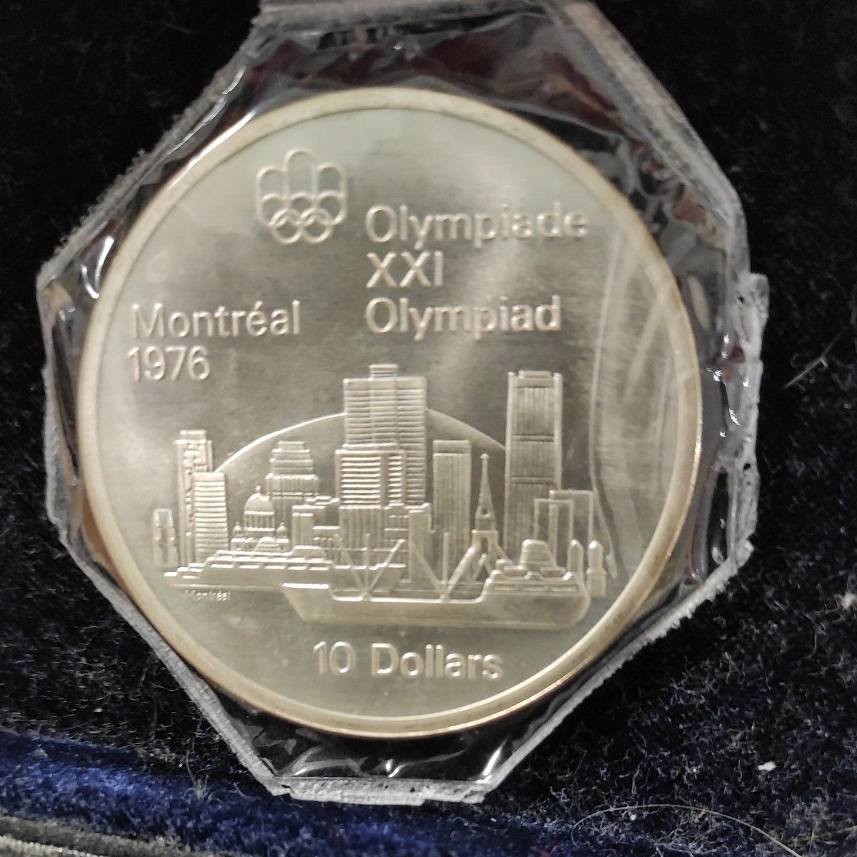 モントリオールオリンピック１０ドル銀貨