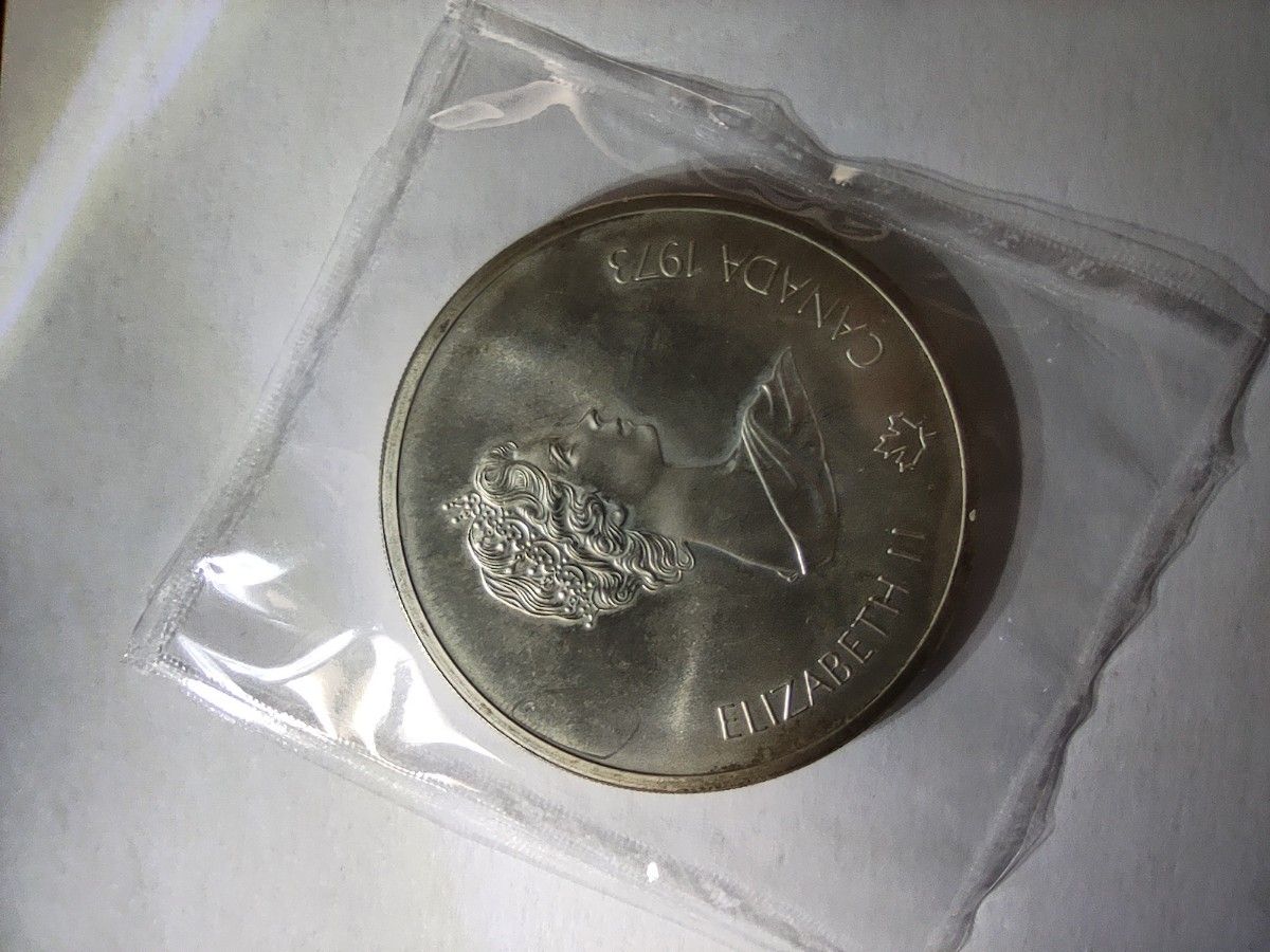 モントリオールオリンピック記念１０ドル銀貨