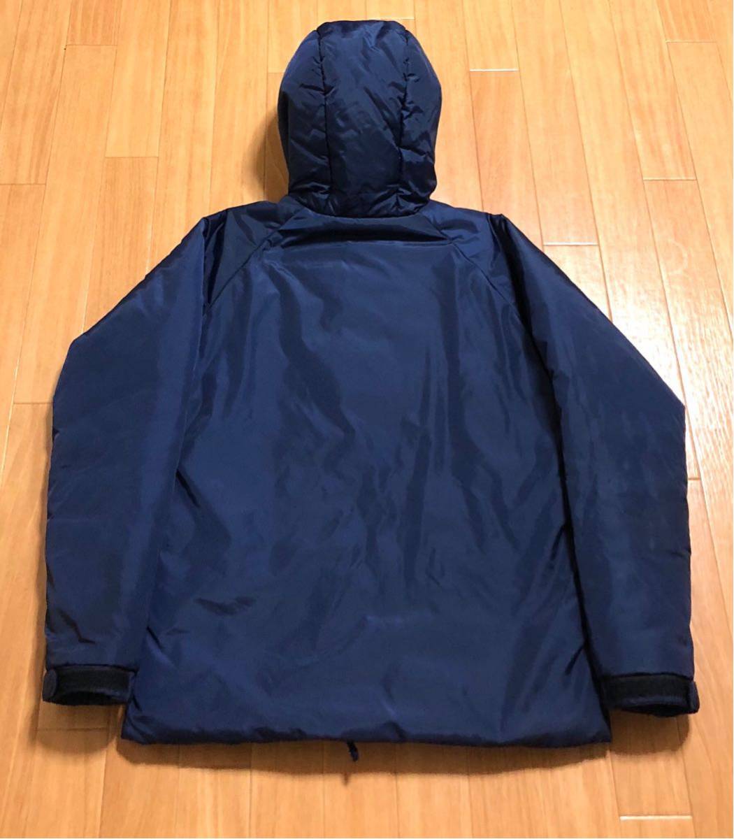  Comme des Garcons shirt patchwork switch down jacket with a hood . multicolor S 2009AW navy 