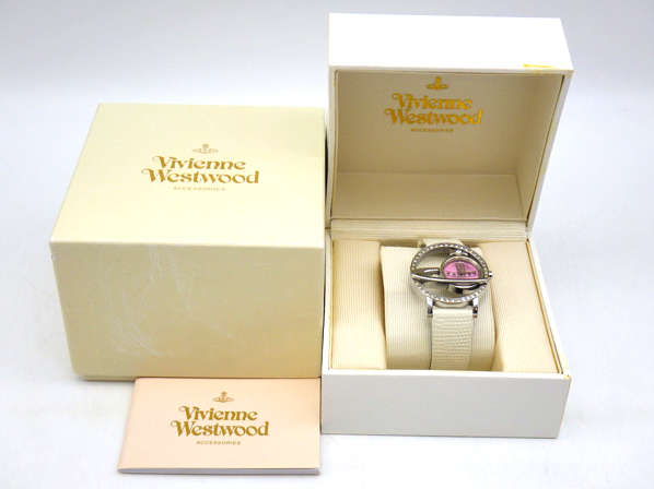 稼働品 Vivienne Westwood ヴィヴィアンウエストウッド サークルオーブ VW-70A4-48 クォーツ QZ 腕時計の画像1