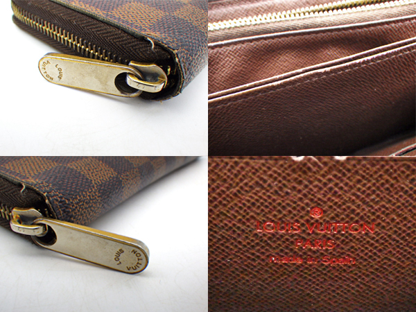 【難あり】LOUISVUITTON ルイヴィトン M60015 ダミエ ジッピーウォレット 長財布 ラウンドファスナー ジャンク扱い 現状品_画像8