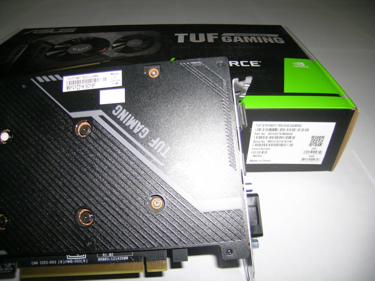 ASUS GTX1660Ti TUF GAMING 6GB GDDR6 　動作確認済み_画像9
