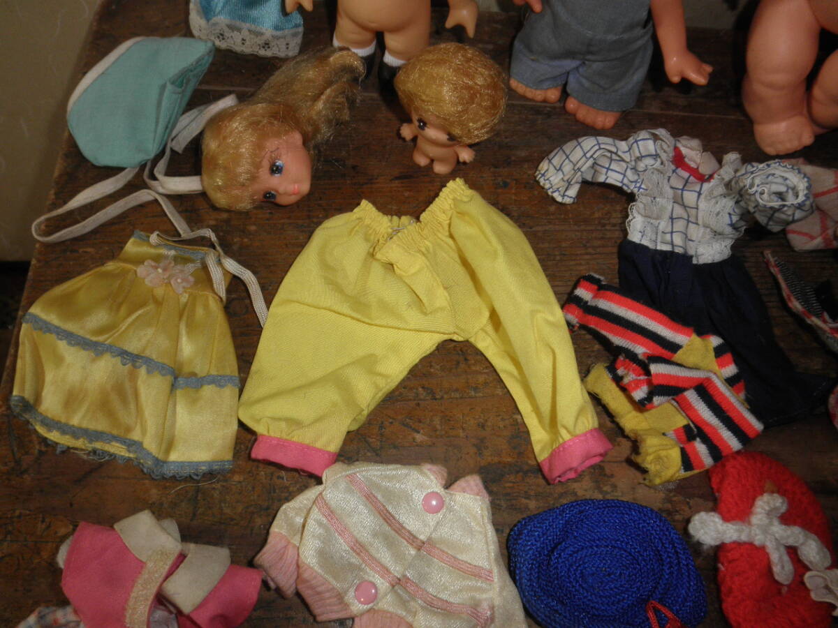 マドモワゼルジェジェ 人形 洋服 小物 部品など 現状品 まとめて お人形遊び 抱き人形 昭和レトロ セキグチ 赤ちゃん_画像4