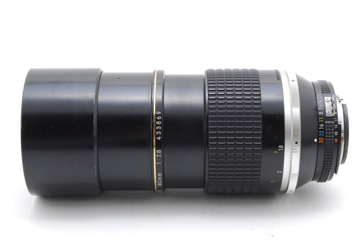 【良品】 Nikon Ai-s Nikkor 180mm f/2.8 ED Ais Telephoto MF Lens ニコン 中望遠 マニュアルフォーカス レンズ #1305_画像6