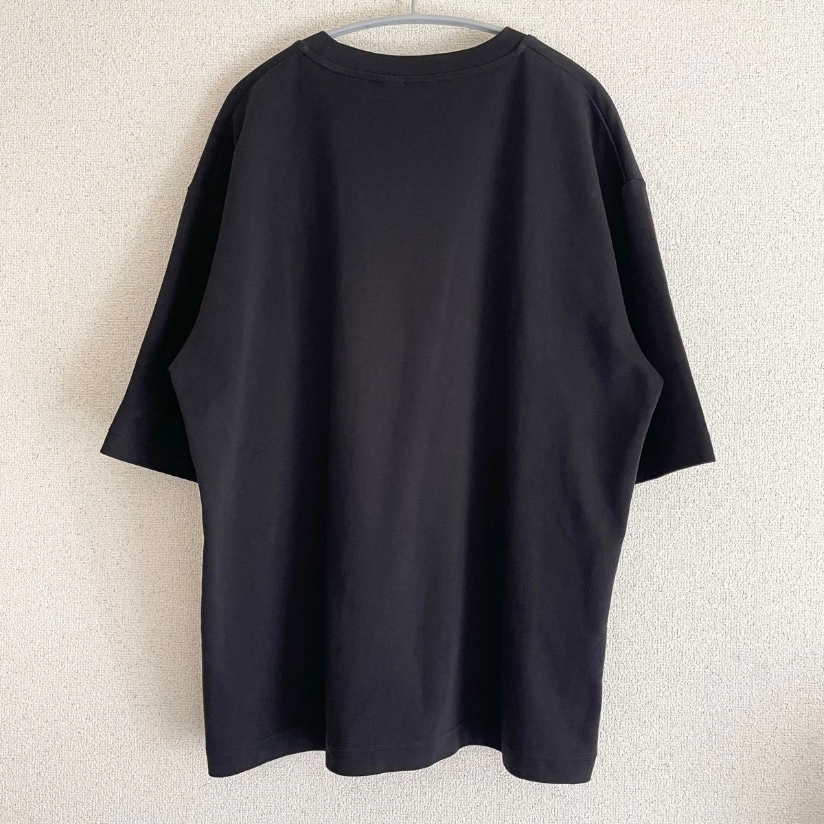 UNIQLO ユニクロ　エアリズム　クルーネックTシャツ　ブラック　黒　XL  半袖　 Tシャツ