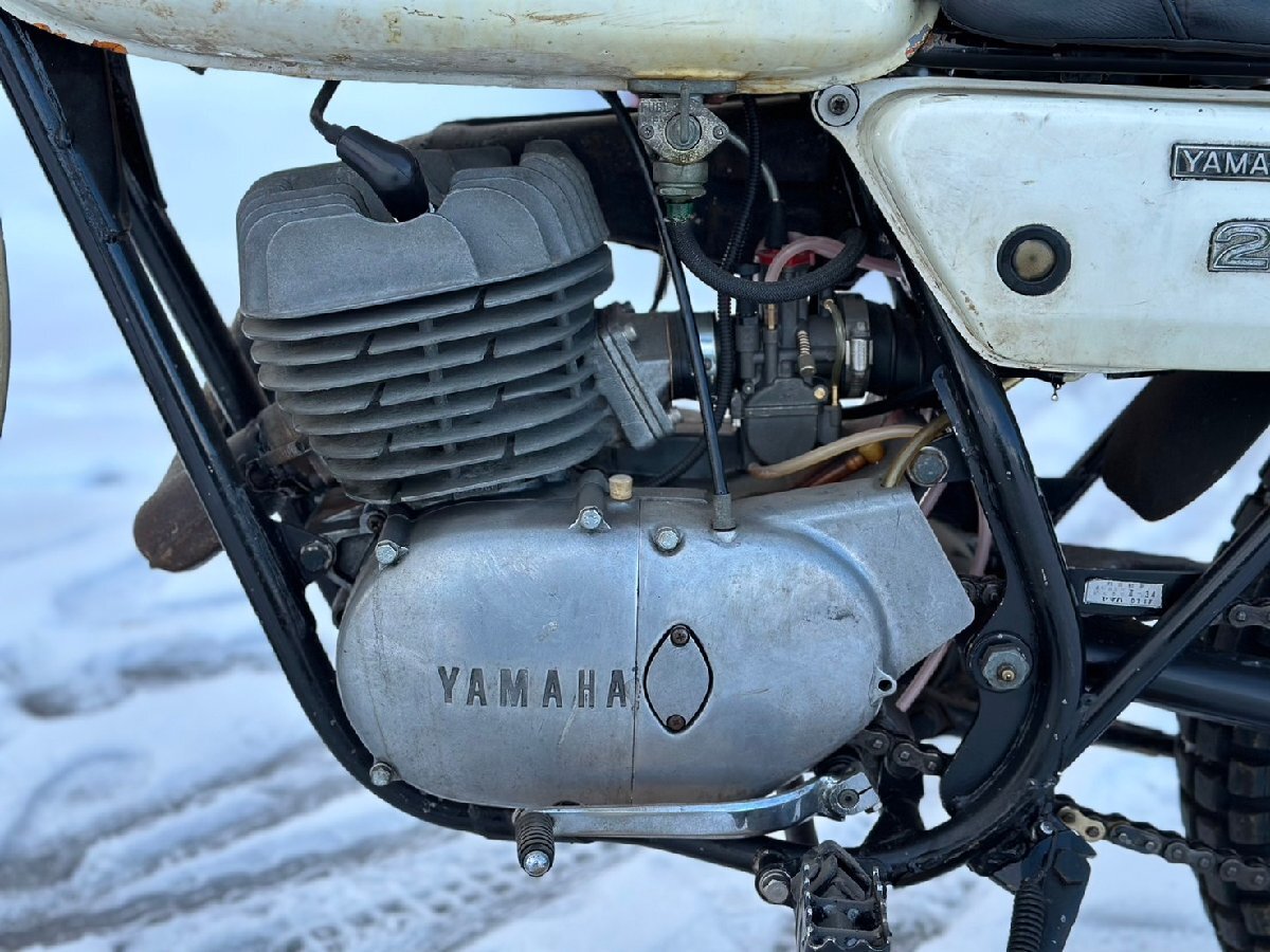 ★旧車! 超希少! 圧縮OK! YAMAHA ヤマハ DT250 DT1F DT2 レーサー 2スト 1971～73年 競技用 札幌発_画像5