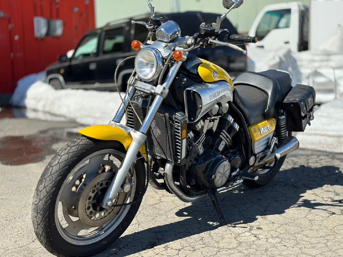 ●超希少! YAMAHA ヤマハ Vmax 逆輸入 1989年モデル 2LT Vブースト V-BOOST 1200cc V型4気筒 二型 ブイマックス バイク 名車 札幌発の画像1