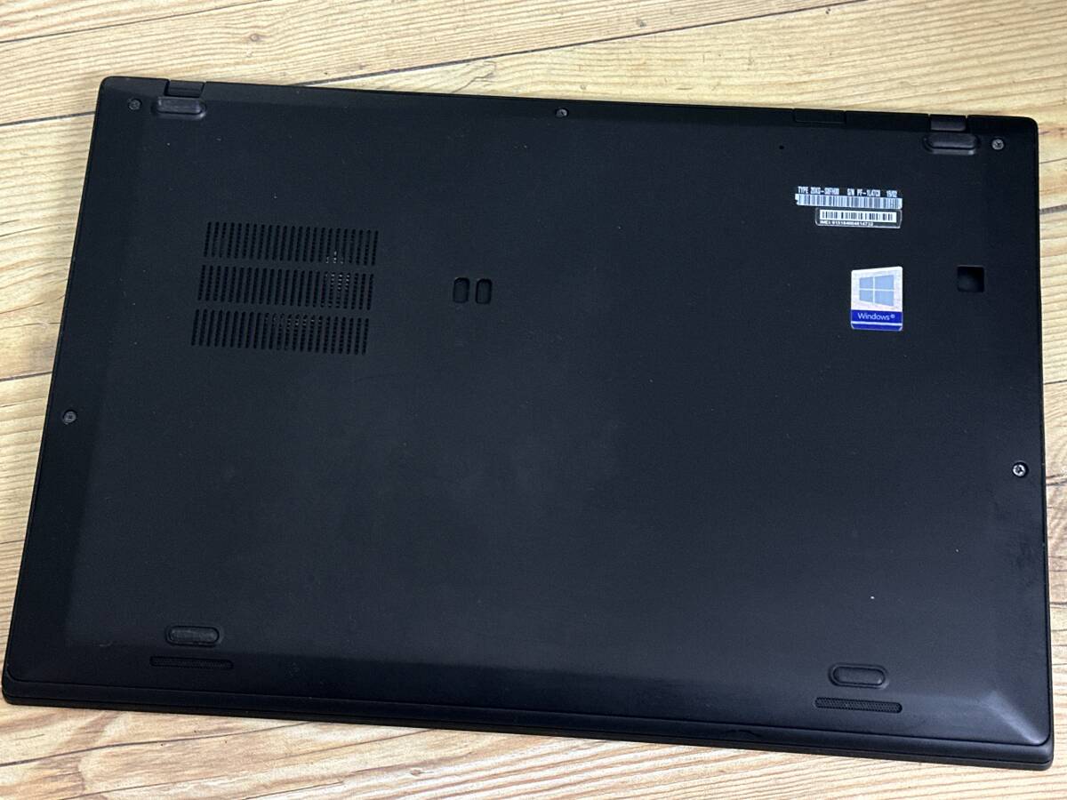 【良品】Lenovo ThinkPad X1 Carbon [8世代 Core i5(8250U) 1.6GHz/RAM:8GB/SSD:128GB/14インチ]Windowsd 11 動作品_画像6