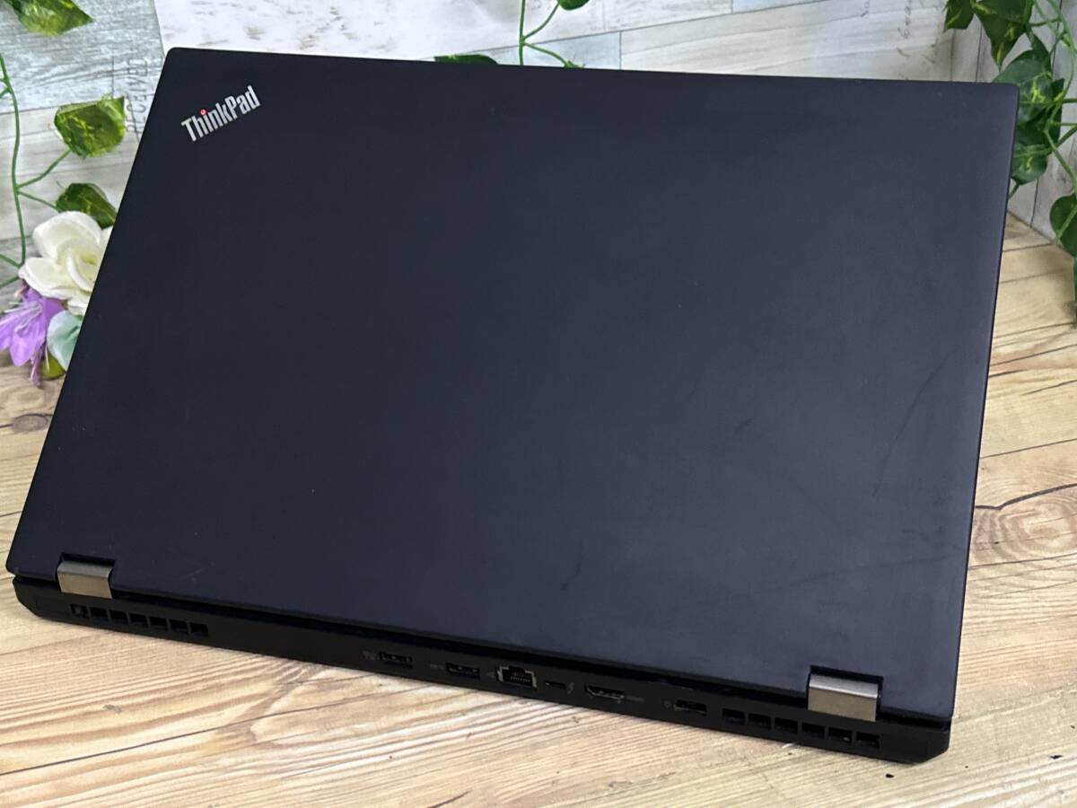 【良品♪】Lenovo ThinkPad P51[Xeon E3-1505M v6 3.0Ghz/RAM:32GB/SSD:512GB/15.6インチ]Windows 11 動作品_画像5