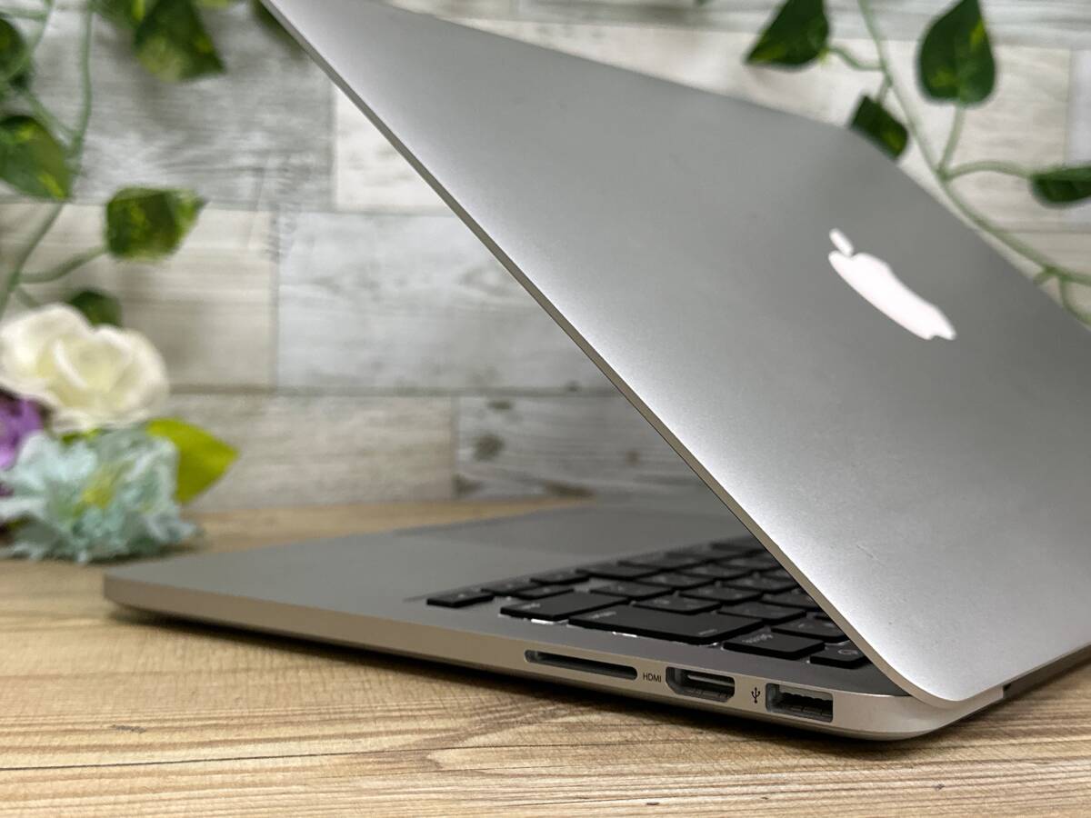 【良品♪】MacBook Pro 2015 Retina (MF839J/A)[Core i5(5257U)2.7Ghz/RAM:8GB/SSD:256GB/13.3インチ]Montery 動作品_画像3