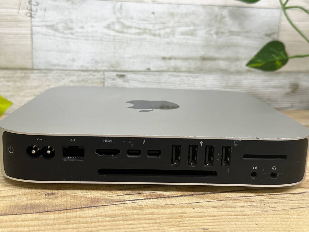 【動作OK♪】Apple Mac mini 2014[Core i5(4260U)1.4Ghz/RAM:4GB/HDD:500GB]Catalina 動作品 の画像4