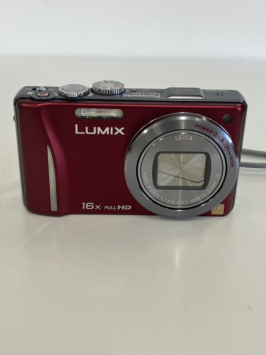 100円～★Panasonic パナソニック LUMIX DMC-TZ20 レッド デジタルカメラ ルミックス カメラ_画像10