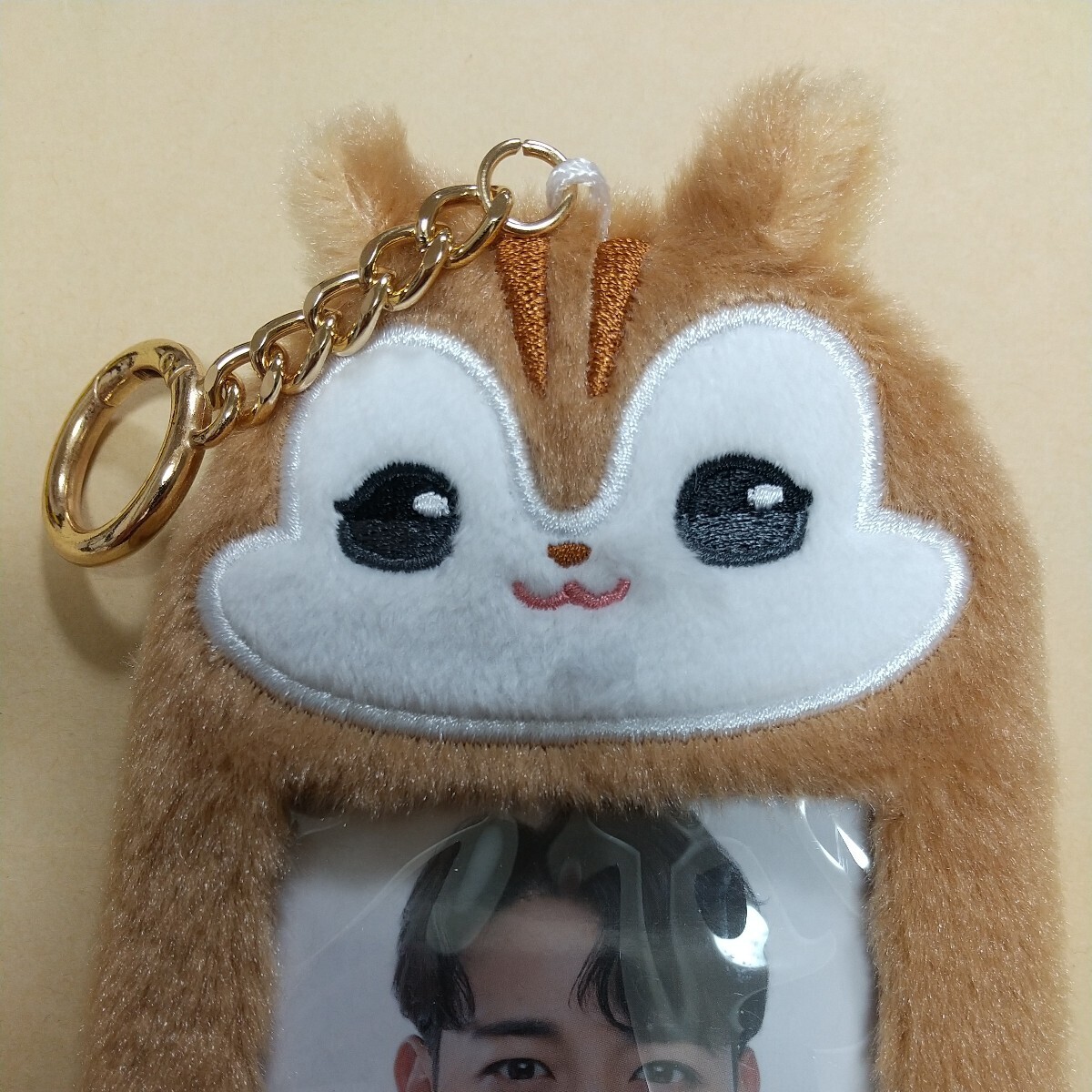 SHINee ANIMAL COORDY トレカ付　ふわふわ　カードキーホルダー　未使用　MINHO カード　ポーチ　キーホルダー　_画像2