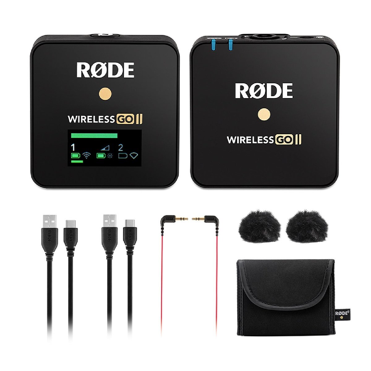 外装難あり RODE(ロード) Wireless GO II SINGLE ワイヤレス送受信機 マイクシステム シングルセット WIGOIISINGLE 未開封品 送料無料_画像1
