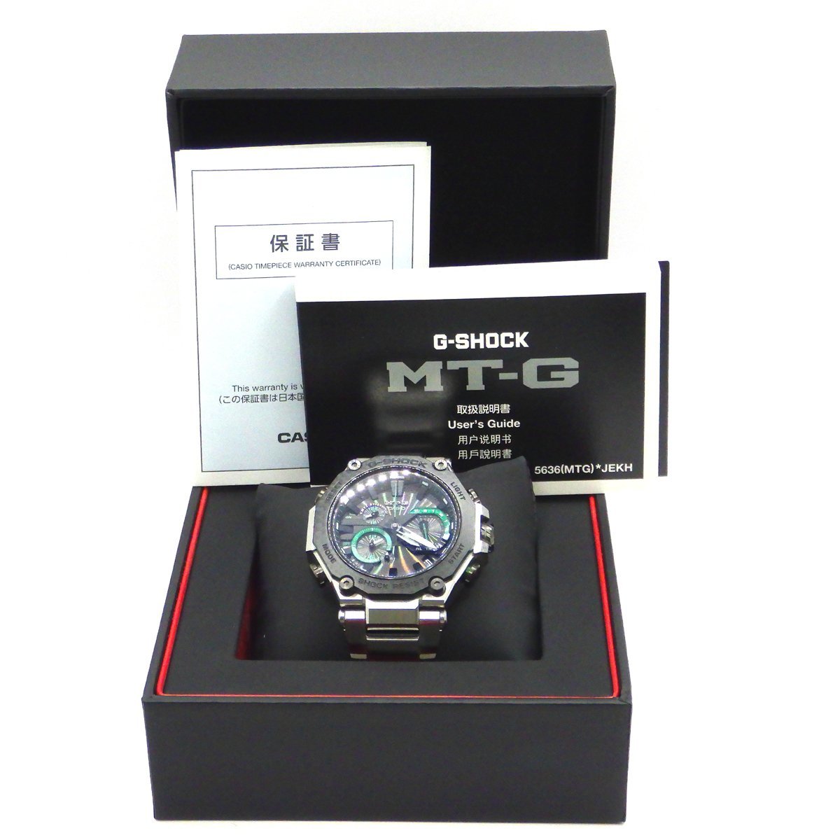 カシオ G-SHOCK MTG-B2000 電波ソーラー 腕時計 緑 ●_画像10