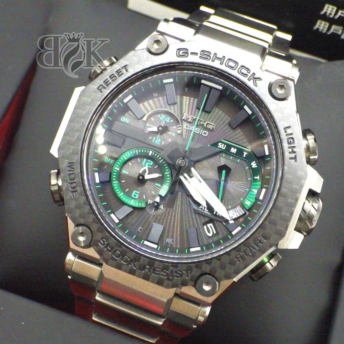 カシオ G-SHOCK MTG-B2000 電波ソーラー 腕時計 緑 ●の画像1