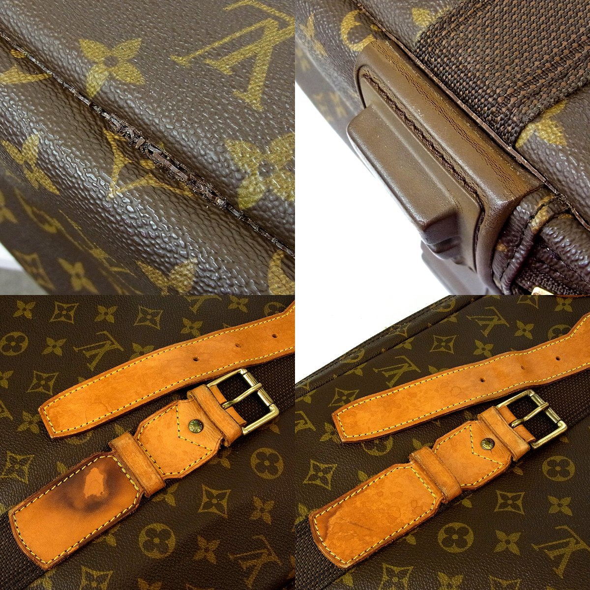 ヴィトン サテライト53 M23356 スーツケース トランクケース 旅行カバン トラベル モノグラム LOUIS VUITTON ジャンク ∞_画像3