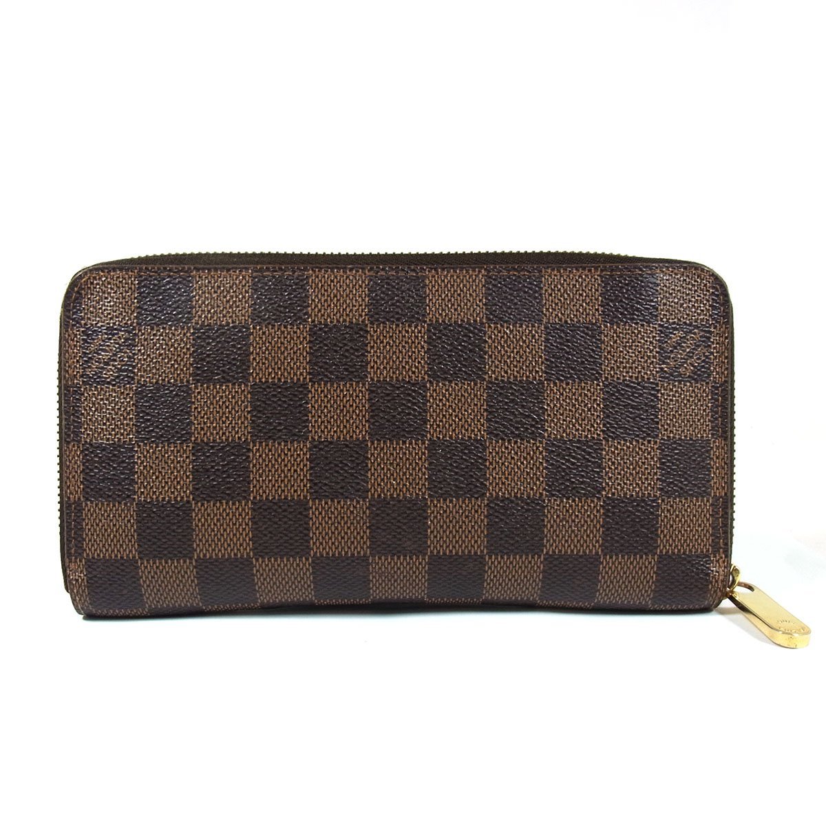 ヴィトン ダミエ ジッピーウォレット M41661 長財布 多収納 ゴールド金具 ブラウン LOUIS VUITTON ◆_画像2