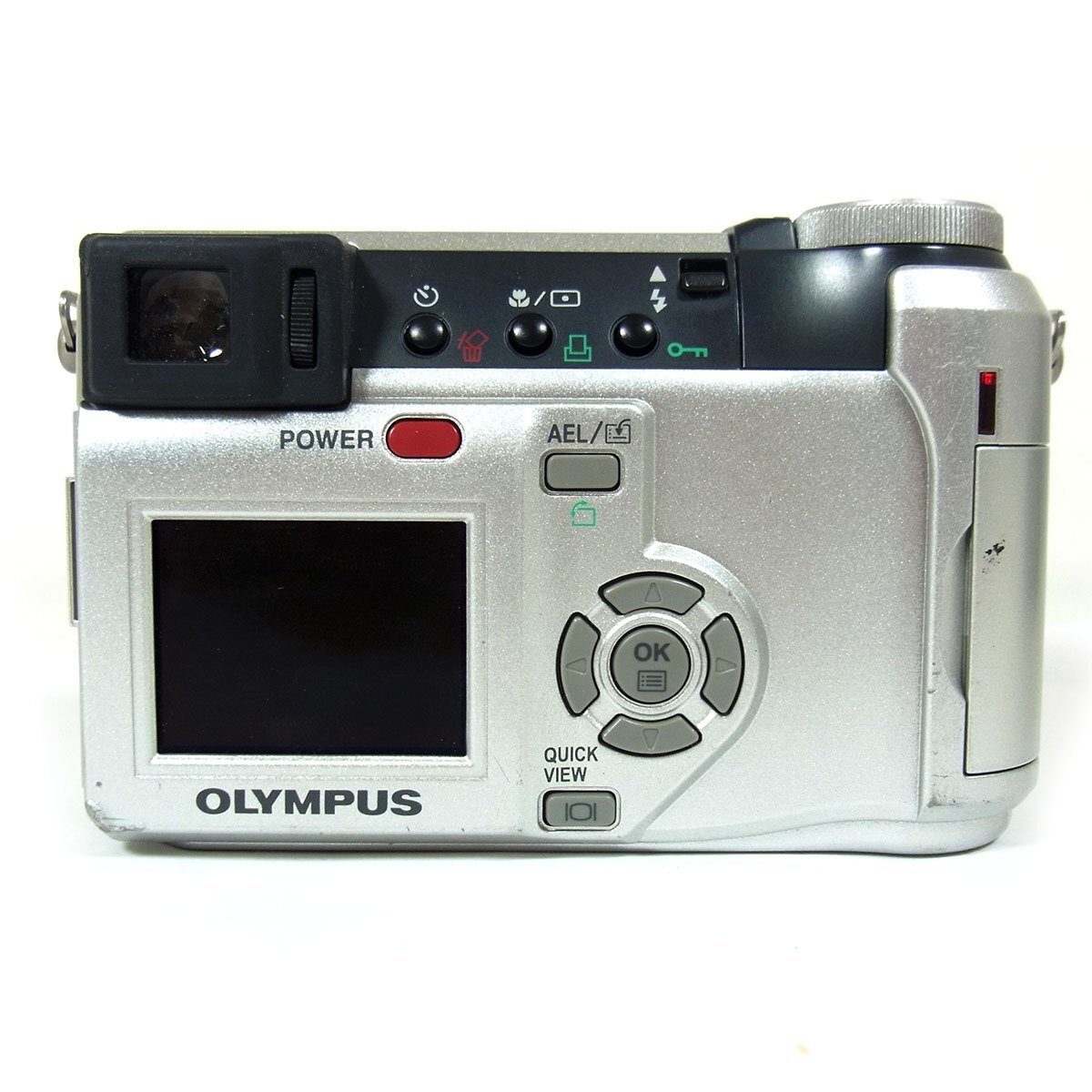 オリンパス CAMEDIA C-740 Ultra Zoom デジタルカメラ シルバー 動作品 付属品 通電 簡易動作確認済み OLYMPUS ◆_画像3