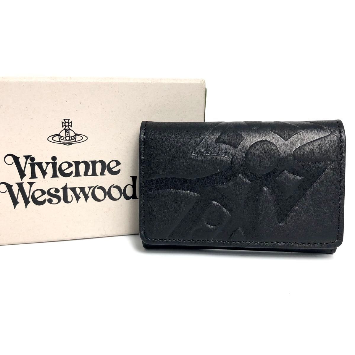 Vivienne Westwood ヴィヴィアンウエストウッド 6連キーケース レザー 黒 ブラック オーブ