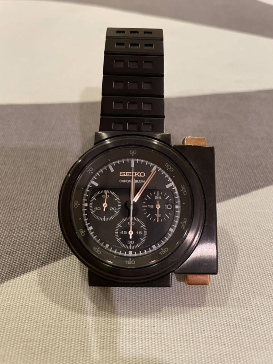 中古美品 メンズ男性 セイコー SEIKO スピリットスマート ジウジアーロデザイン SCED043 7T12-0BR0 クオーツ腕時計 要電池交換_画像1