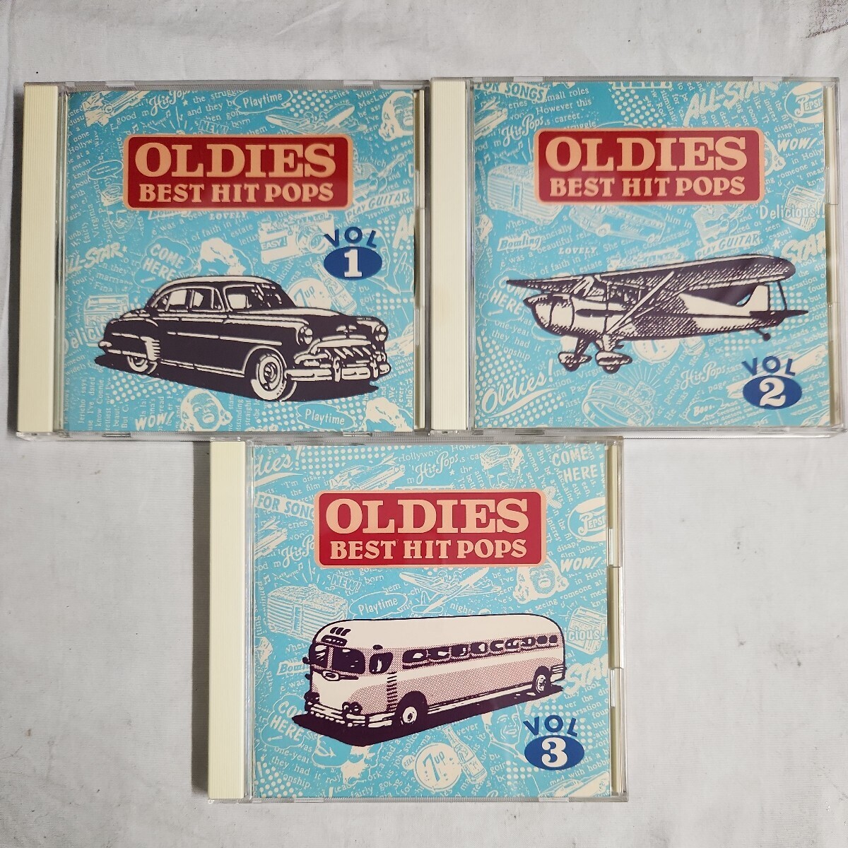 う1) オールディーズ CD 3枚組 ベスト ヒット ポップス OLDIES BEST HIT POPS 50年代 60年代 洋楽 オムニバス ロック ROCK_画像3