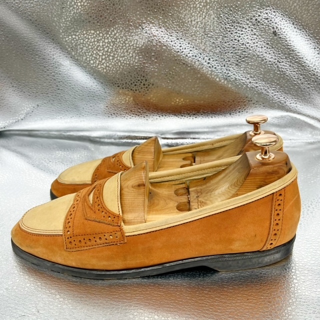 *Felix Buhler* Loafer /26.0EEE/ casual shoes / business shoes / leather shoes / tea 