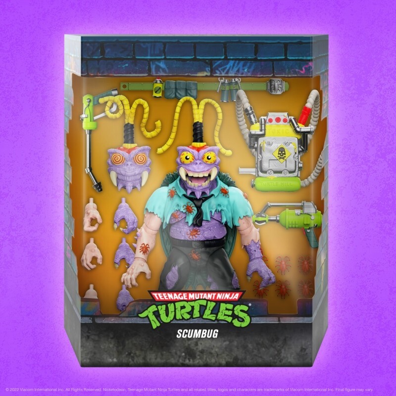 新品未開封　スーパー7 アルティメット　タートルズ　スカムバグ　TMNT NECA ネカ_画像3