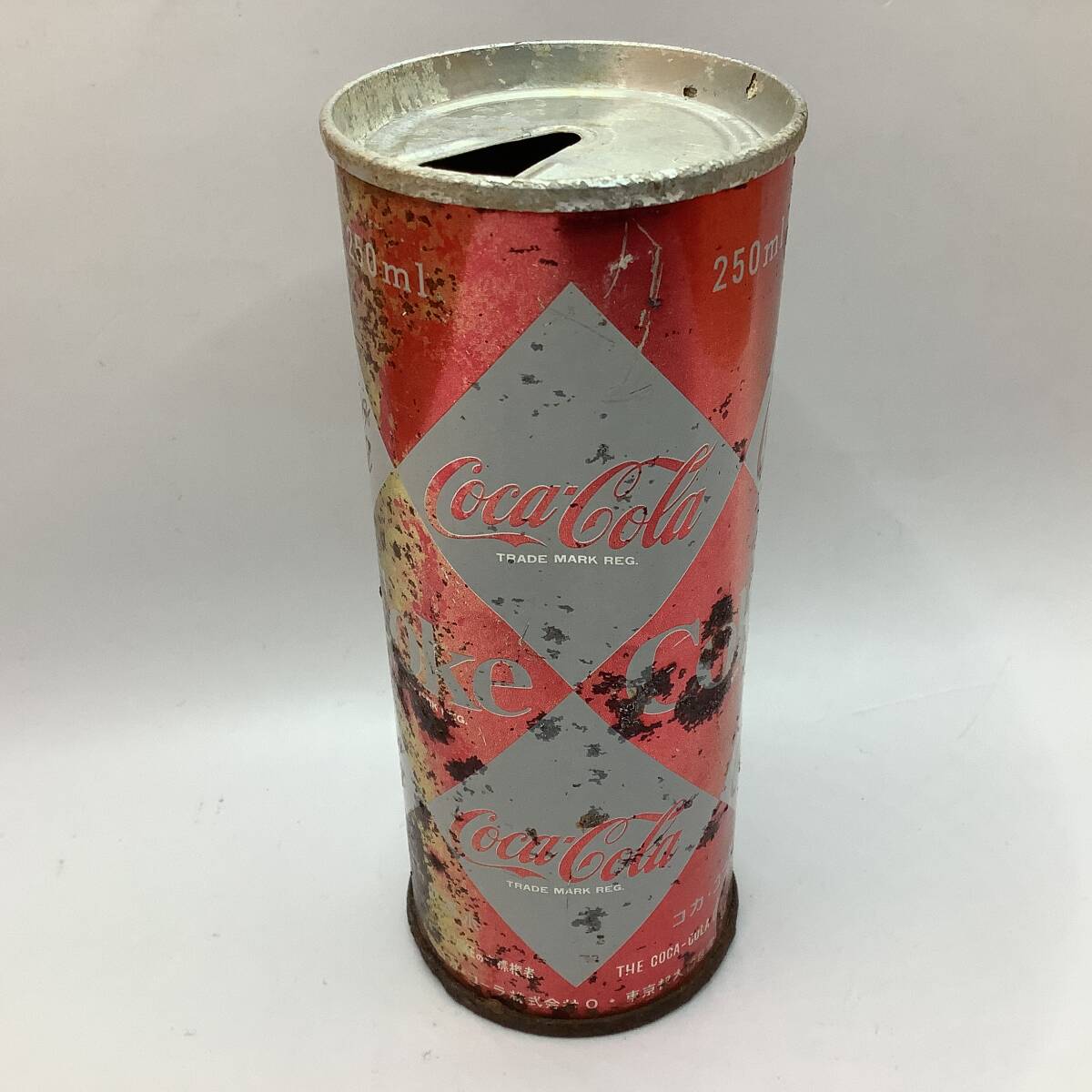 当時物 コカ・コーラ セカンド ダイヤモンド 缶 250ml 1960年代 アンティーク ヴィンテージ ビンテージ