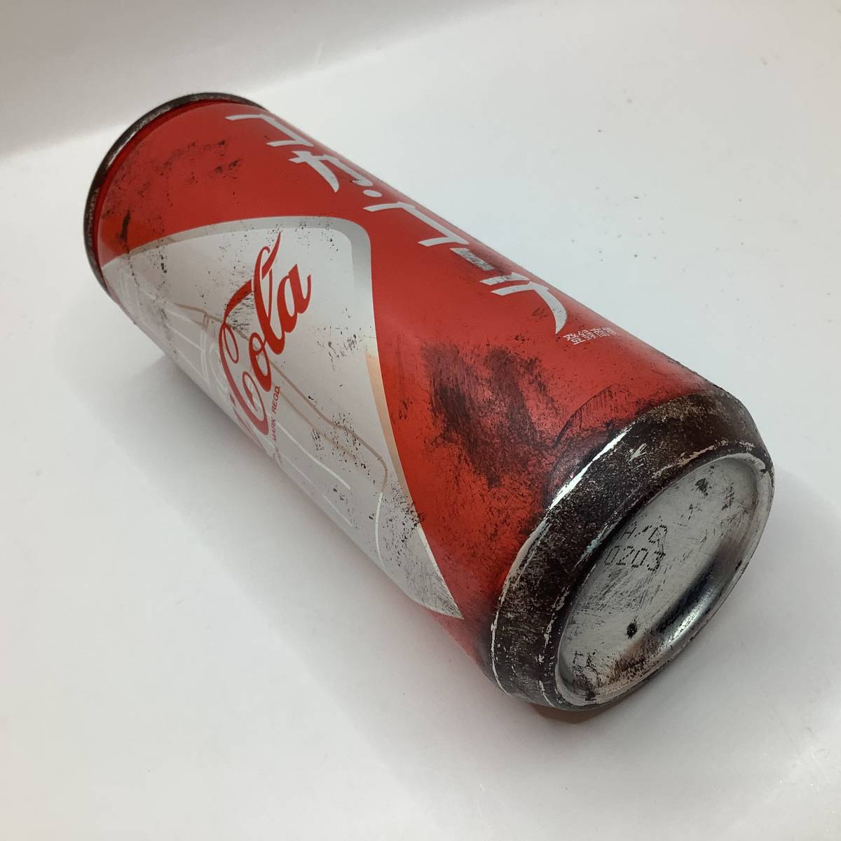 昭和レトロ Coca Cola コカコーラ 缶 1965年初代ダイヤ缶の2006年復刻缶_画像8