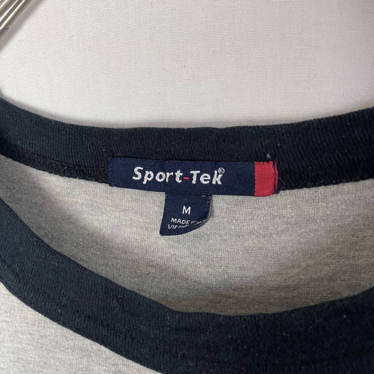 sport-tek 7分丈Tシャツ　古着　Mサイズ　グレー_画像5