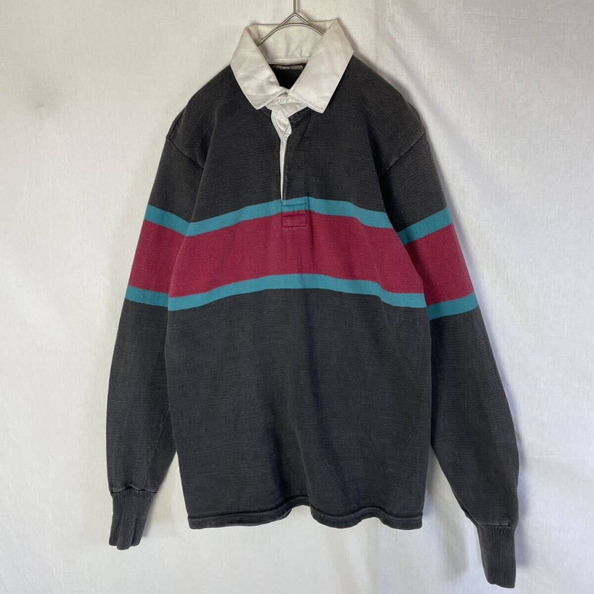 HARDIN KNITWEAR ラガーシャツ　古着　Mサイズ　ヴィンテージ _画像1